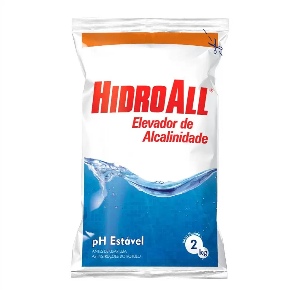 ELEVADOR DE ALCALINIDADE (PH ESTAVEL) 2kg - HIDROALL